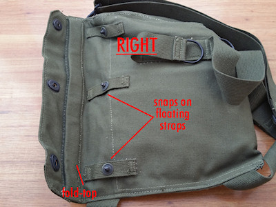 Right: The M9A1 Bag