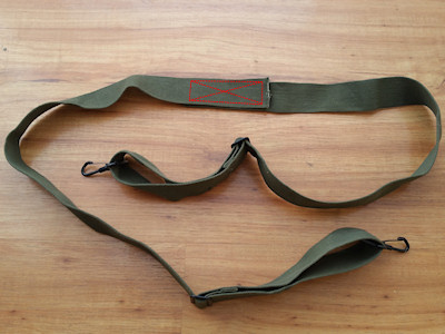 Sewing the Cotton Strap for the Army Satchel