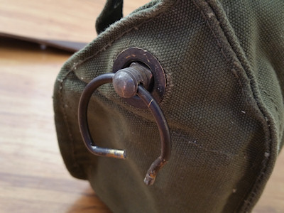 Strap Mounting Hardware for the Vintage Military Messenger Bag