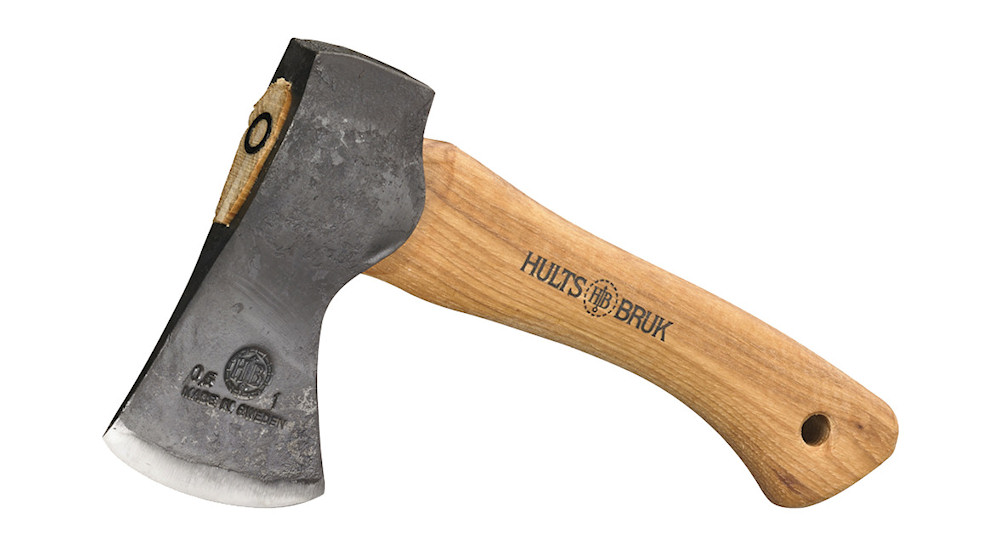 Hults Bruk Hultafors 15" Tarnaby Hatchet w/ Leather Sheath Hand Made in Sweden 